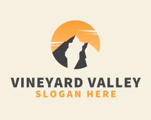 Mountain Sun Valley logo design