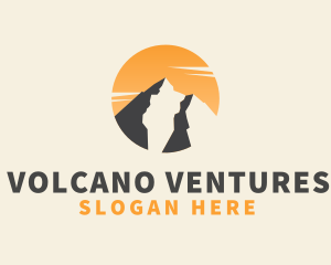 Mountain Sun Valley logo design