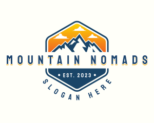 Mountain Summit Hiking logo design