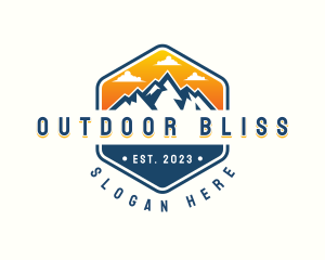 Mountain Summit Hiking logo design