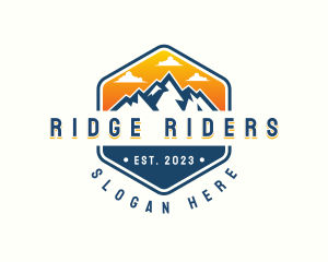 Mountain Summit Hiking logo design