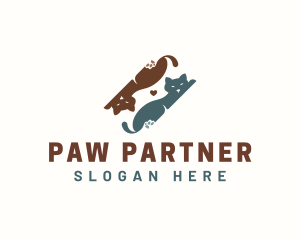 Cat Kitten Love logo design