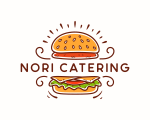 Hamburger Patty Restaurant logo design