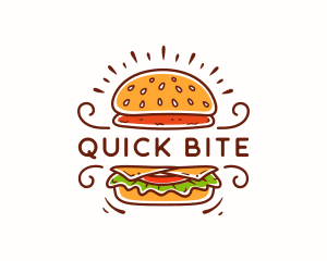 Hamburger Patty Restaurant logo design