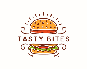 Hamburger Patty Restaurant logo design