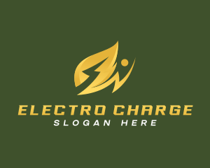 Electric Leaf Technology logo design