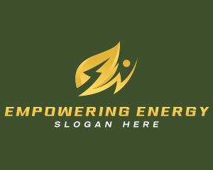 Electric Leaf Technology logo design