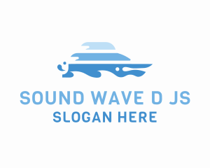 Wave Yacht Boat logo design