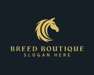 Horse Animal Equestrian logo design