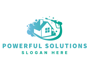 Power Washing Chores logo design