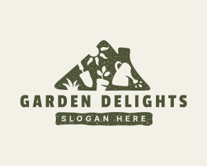 Home Gardening Landscaping logo design