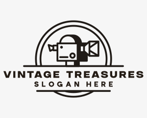 Vintage Camera Media logo design