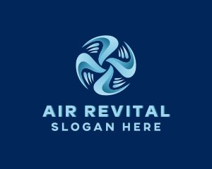 Industrial Cooling Fan logo design