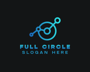 Cyber Circle Machine logo design