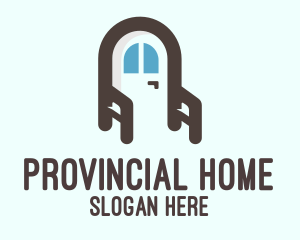 Home Furnishing Door logo design