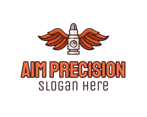 Winged Bullet Rocket logo