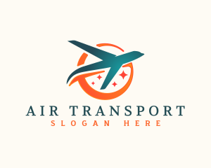 Plane Aviation Travel logo design