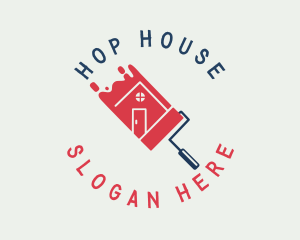 House Roller Renovation logo design