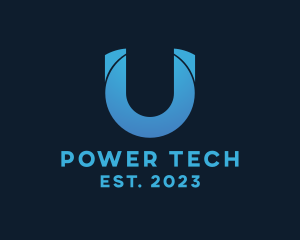 Tech Business Letter U logo