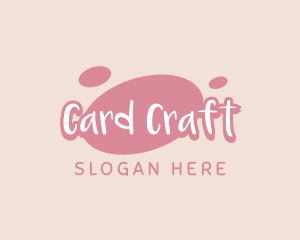 Playful Pastel Wordmark logo design