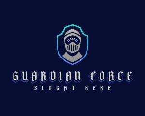 Guardian Knight Gamer logo design