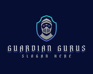 Guardian Knight Gamer logo design