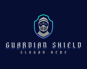 Guardian Knight Gamer logo design