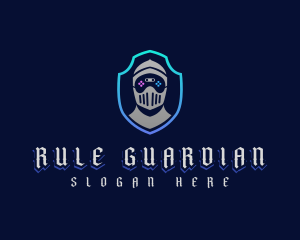 Guardian Knight Gamer logo design