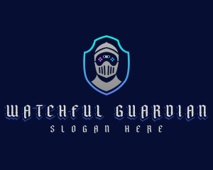 Guardian Knight Gamer logo design