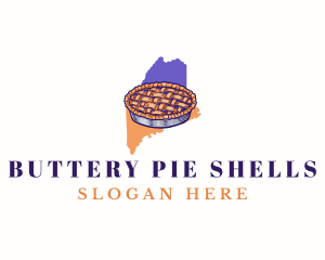 Main Blueberry Pie logo design