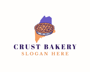 Main Blueberry Pie logo design