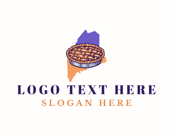 Blueberry Pie logo example 3