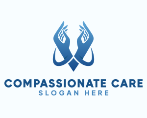 Hand Care Charity logo design