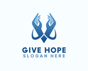 Hand Care Charity logo design