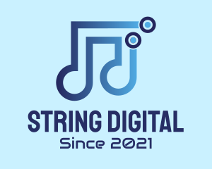 Digital Music Streaming  logo design