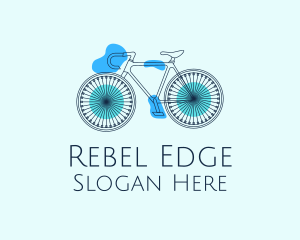 Bike Cycling Outline Logo