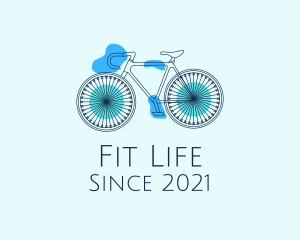 Bike Cycling Outline logo