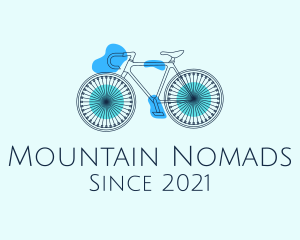 Bike Cycling Outline logo design