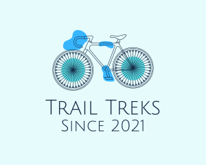 Bike Cycling Outline logo