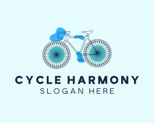 Bike Cycling Outline logo