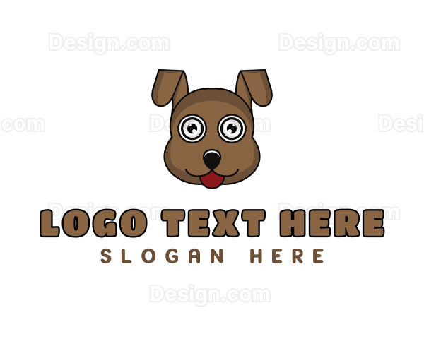 Cartoon Puppy Dog Logo