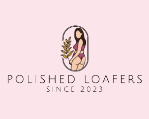 Female Underwear Model logo design