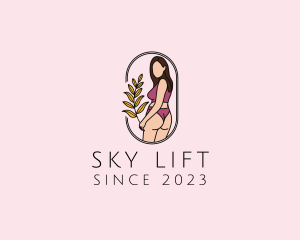 Female Underwear Model logo design