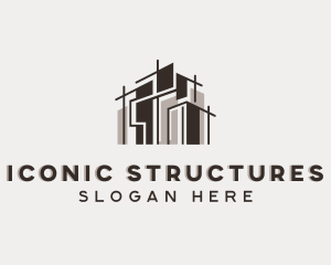 Structure Building Architect logo design