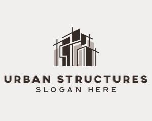 Structure Building Architect logo design