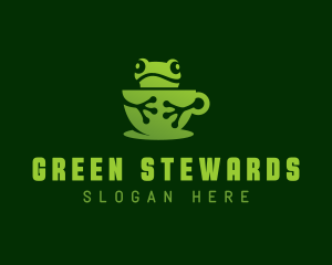 Green Frog Cafe  logo design