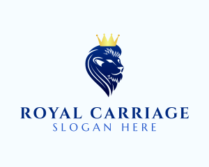 Royal Lion Crown logo design