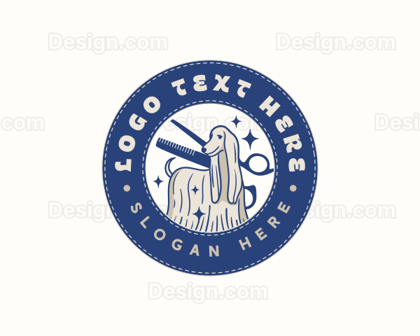 Dog Grooming Veterinarian Logo