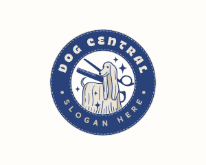 Dog Grooming Veterinarian logo design