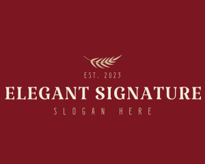 Leaf Elegant Company logo design